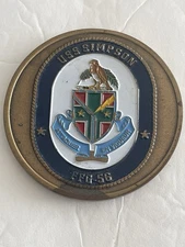 USS Simpson Challenge Coin FFG-56 Special Trustworthy Shellback Crossing Equator