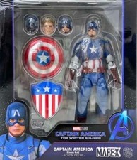 MAFEX CAPTAIN AMERICA Classic Suit Ver Action Figure No 220 Marvel Toy