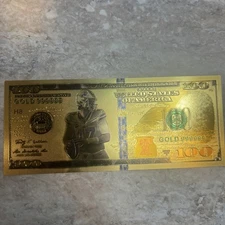 Football Josh Allen 24k Gold Foil Note 17 Buffalo Bills QB Free Shipping