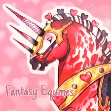 Fantasy Equines  -  Horse Trading Card - Please Read Description