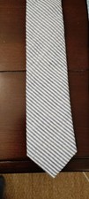 Lord & Taylor NWT seersucker design boys tie ages 6-13 47 inches