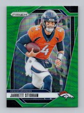 2024 Panini Prizm #83 Jarrett Stidham Neon Green Pulsar Near Mint or Better