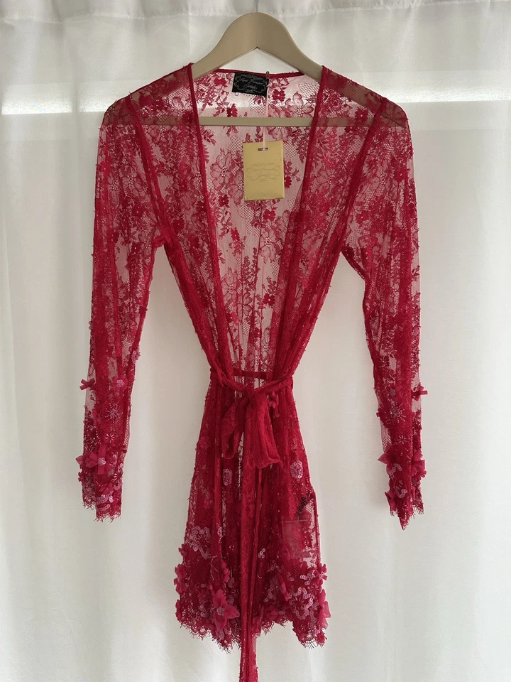 Agent Provocateur Soirée Yinka Gown Hot Pink Size 3 Medium M/L New with Tag - Image 2 of 4