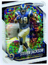 2025 Panini Prizm STEVEN JACKSON #289 White Disco Prizm - St. Louis Rams