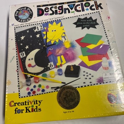 For Your Room Series - Tick Tock Design a Clock, New FACTORY SEALED AWARD WINNER