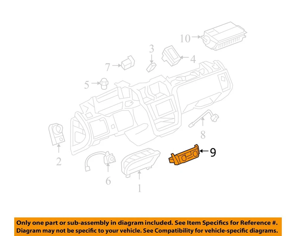 Cadillac Dts 2007-2011 calefacción climatización 25839377 UZ5IY Foto 3 de 4