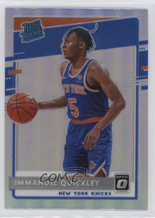 2020-21 Panini Donruss Optic Rated Rookie Holo Prizm Immanuel Quickley #175 1ht8