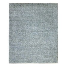 8'3" x 10'10" Anchor Gray Salt and Pepper Design Hand Knotted Wool Rug R76380
