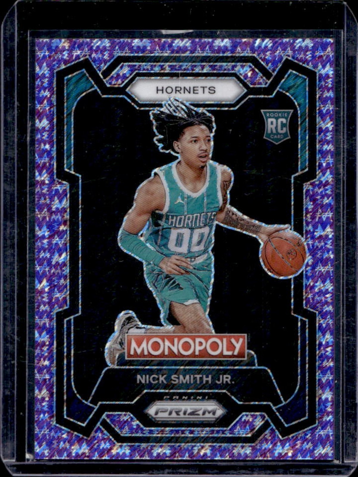 2023-24 Prizm Monopoly Nick Smith Jr. RC Purple Millionaire Shimmer #45/50