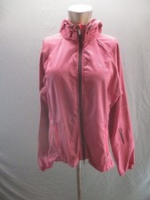 NIKE STORM-FIT Size L Womens Full Zip Stand Collar Pocket Windbreaker 436