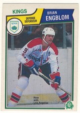 1983-84 O-PEE-CHEE # 368 BRIAN ENGBLOM - LOS ANGLES KINGS - OPC HOCKEY-  NRMT !