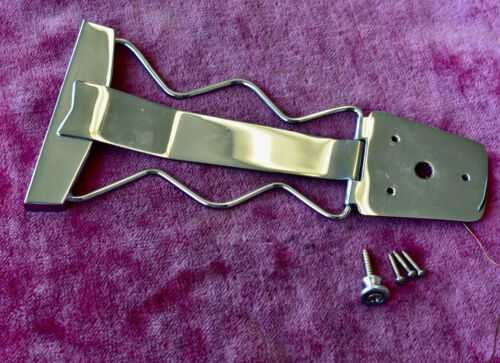 Vintage 1965 Gibson ES-175 ES-175d Chrome Zig-Zag Tailpiece Complete 1966 1967