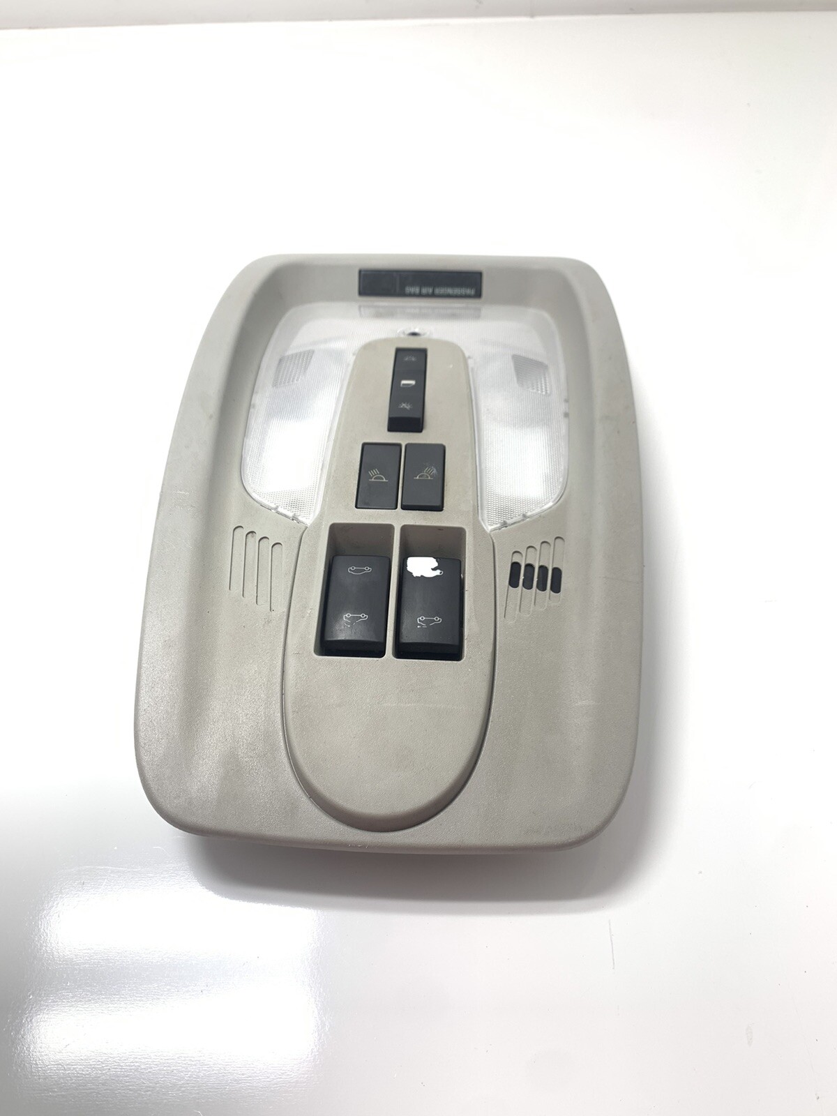 10-16CHEVY EQUINOX FRONT ROOF CONSOLE OEM OVERHEAD CONSOLE WITH SUNROOF CONTROLS