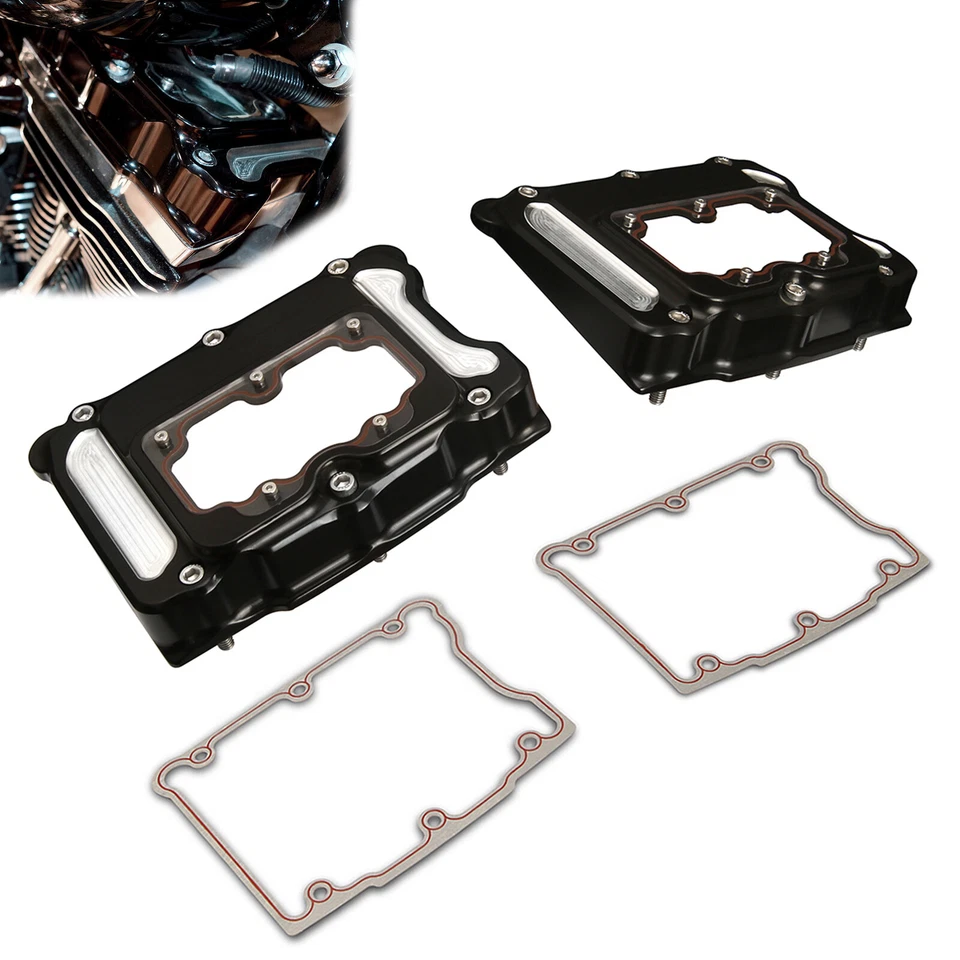 Cubierta de caja basculante cromada CNC para Harley Twin Cam Touring Road Glide King Flhx Foto 2 de 4
