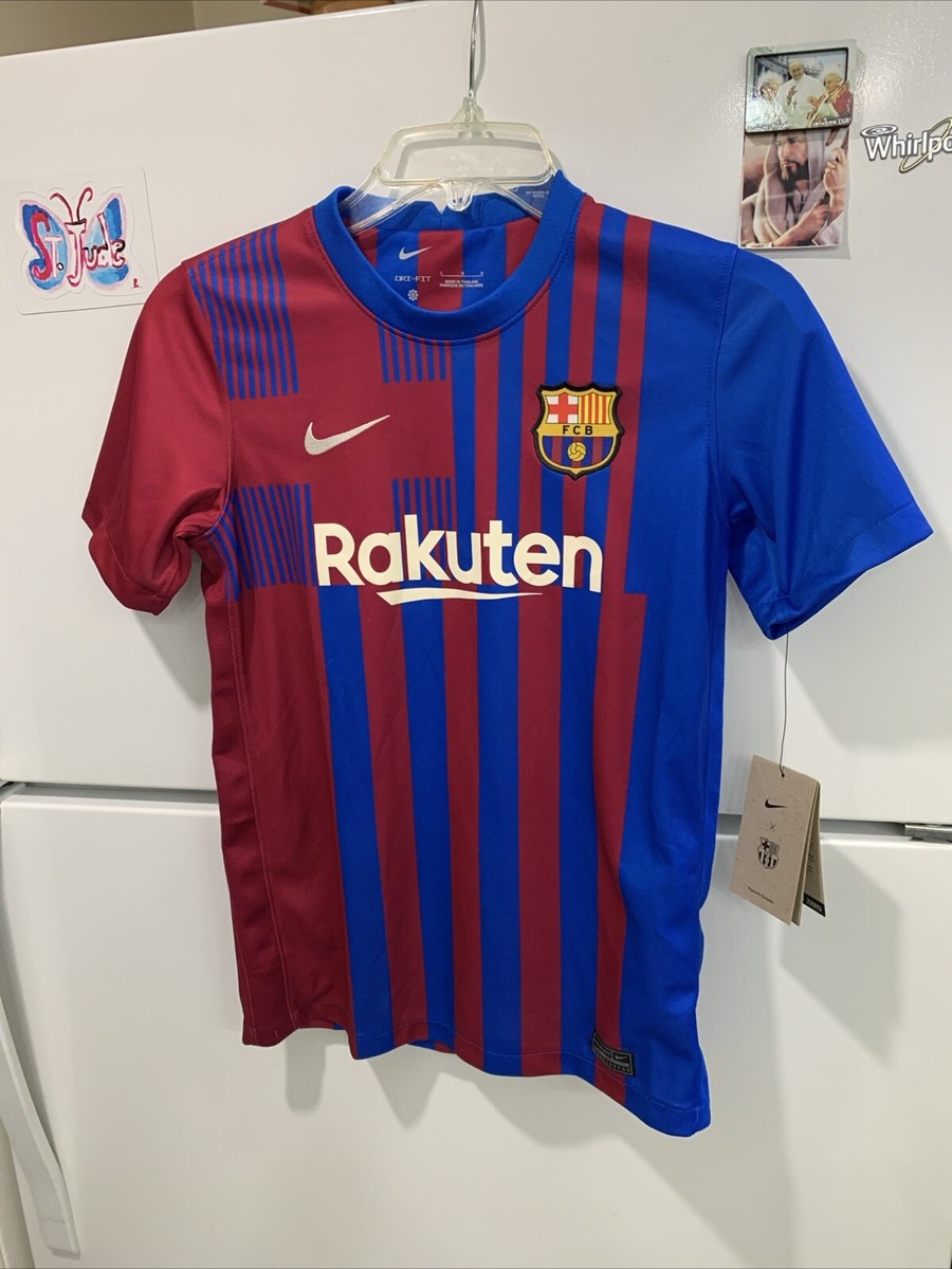 Nike Barcelona FC Stadium Home Jersey Blue CV8222-428 Youth