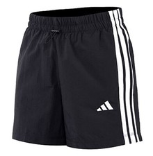 Adidas Women Essentials 3S Woven Pants Black Training Yoga Casual Jersey JE1309