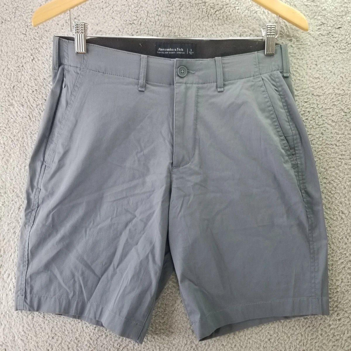 Abercrombie plain front best sale shorts