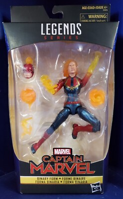 MARVEL Captain Marvel Legend Series Hasbro 6'' Action Figure Binary Form E5076 