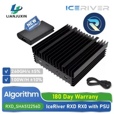 IceRiver RXD RX0 260G 100W Radiant ASIC Miner with PSU Ship On Sep 30th New
