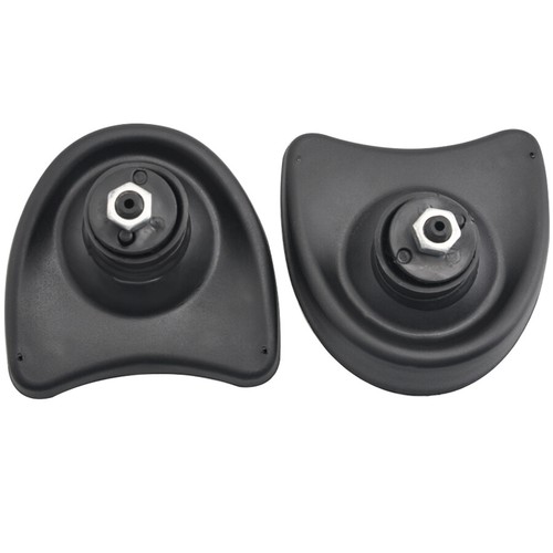 NEW Batwing Inner Fairing Mount Side Rear Mirrors Black For Harley Touring 96-13 - Picture 16 of 20
