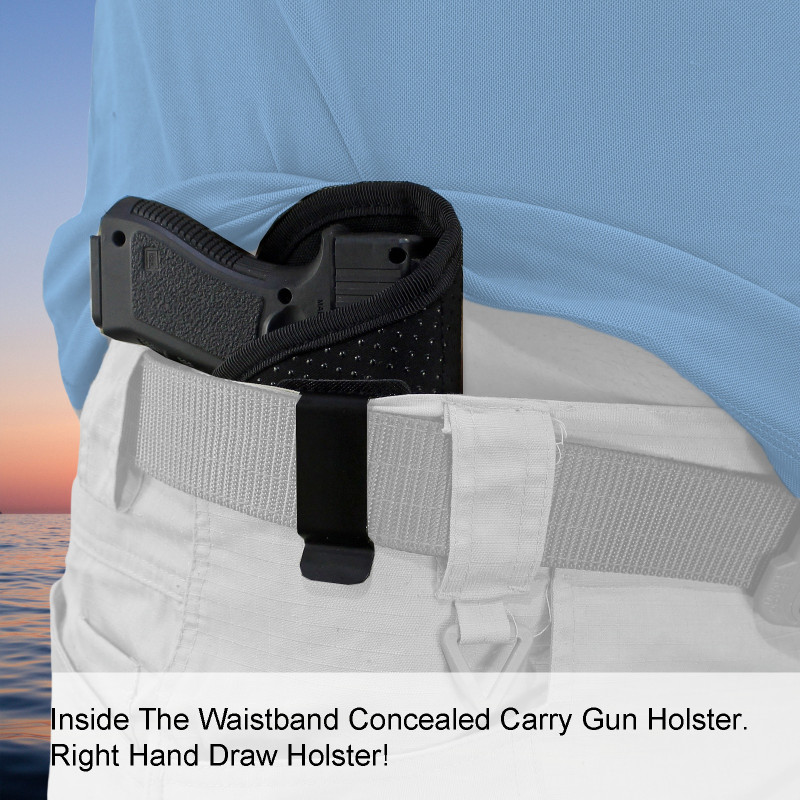 Tactical IWB Soft Neoprene Gun Holster Concealed Carry Pistol Holster Right Hand