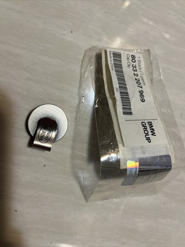 NEW OEM BMW Golf Ball Markers Metal with Magnetic hat clip 80332207969 - Picture 4 of 11