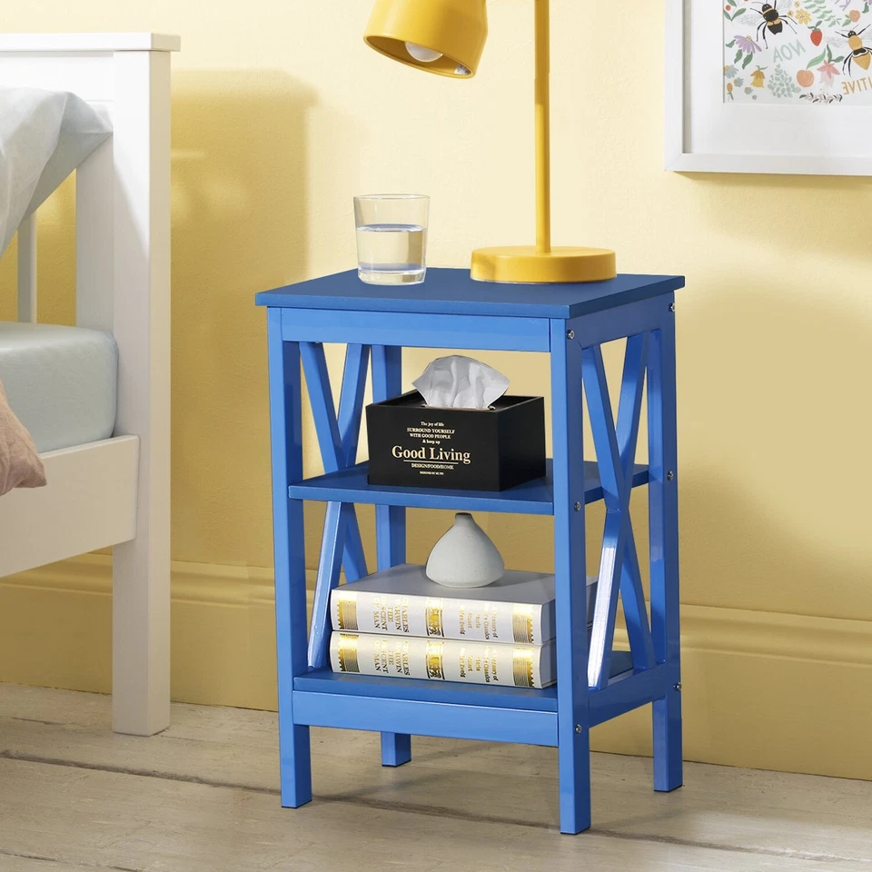 Прикроватная тумбочка X-Design с полкой для хранения для спальни, гостиной, детей - Изображение 3 из 4