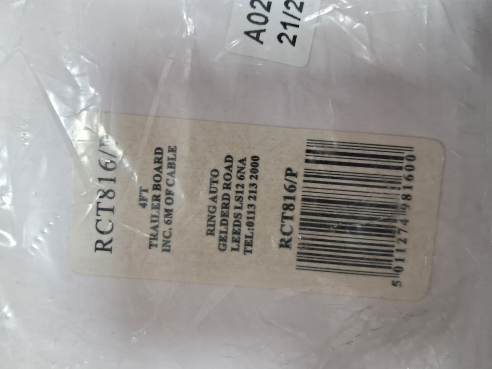 Trailer LED Lighting Board 4ft Wide with 6m Cable RCT816/P eBay