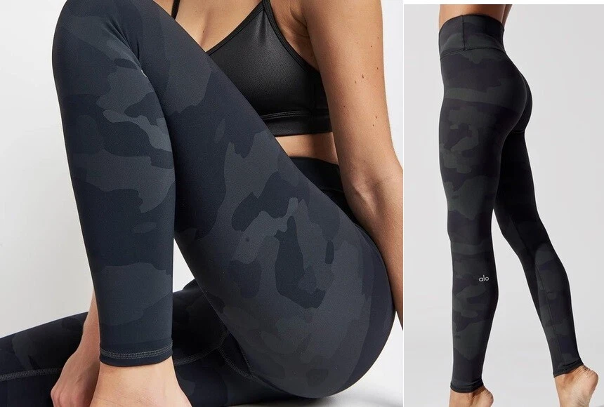 スストア Alo Yoga High-Waist Camo Vapor Legging