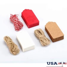 Snowflake Gift Tags 150pcs Paper Price Labels Punched Hanging Tags Crafting New