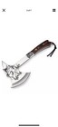 12.2" Camping Hatchet with Sheath Outdoor Polished Axe Survival Wolf Tomahawk — photo 4