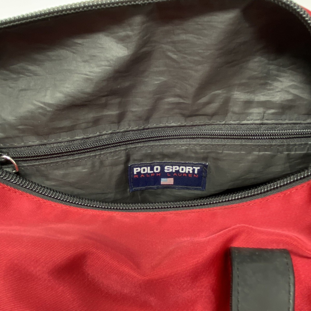 美品 ポロスポーツ ドラムバッグ ナイロン リフレクター POLO SPORTS 美品 ポロスポーツ ドラムバッグ ナイロン リフレクター POLO