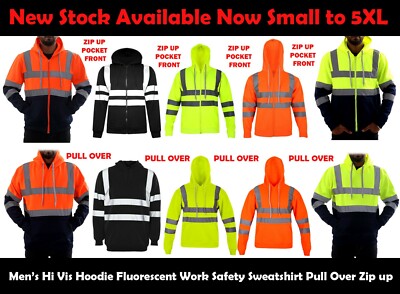 mens fluorescent work jacket