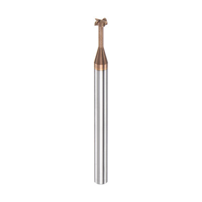 4mm x 1.5mm Titanium Coated Carbide T Slot End Mill Cutter for Stainless Steel