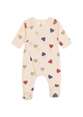 Petit Bateau Baby Schlafanzug – Unisex, 100% Baumwolle, Langarm, Größe 24 Monate