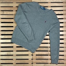 Mens Sweater Jumper Polo Ralph Lauren Vintage Size M V Neck