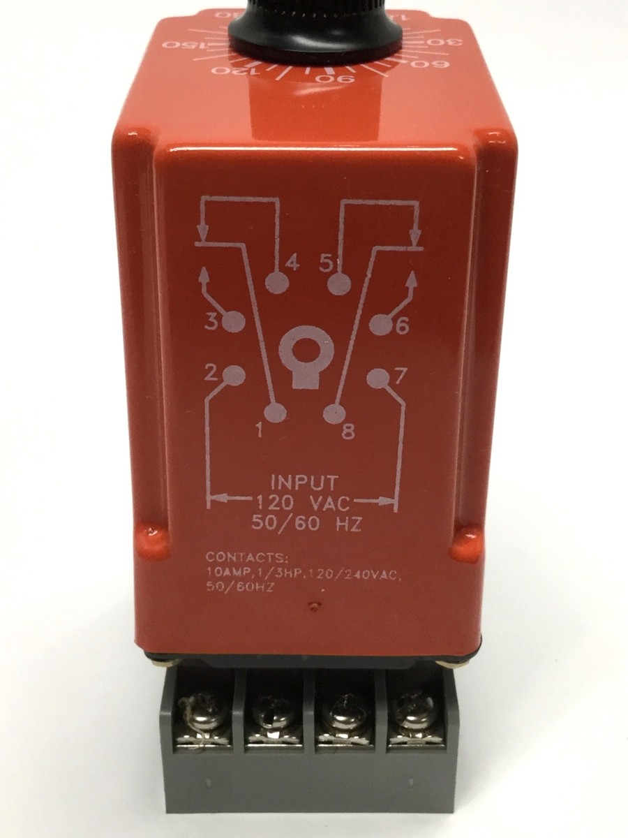 Timer A Stato Solido NCC S1k-300-461 – 120 Vac – Gamma 3-300 Secondi – Nuovo