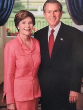 Photograph George W. & Laura Bush Presidential Collectible                    F1