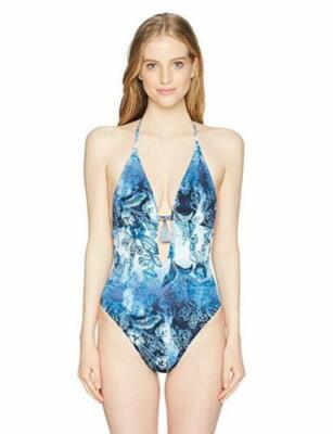 Bikini Lab Junior's Mio One Piece Swimsuit, Indigo, Medium
