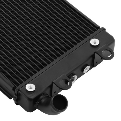 Black Radiator Cooler Cooling Fit For Honda VTX1800C 2002-2007 VTX1800F 2005-08 - Picture 11 of 14