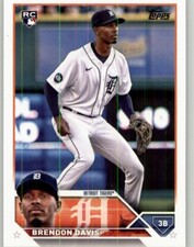 2023 Topps Brendon Davis Rookie #494 RC Detroit Tigers