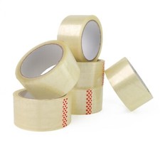 Clear Sellotape Packaging Tape Multipurpose Sticky Tape (Pack Of 6 Rolls)