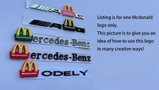 Red Mcdonalds Logo Emblem Badge Amg Bmw Audi Tesla Red Mcdonalds Logo Emblem Badge Amg Bmw Audi Tesla
