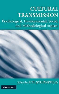 Cultural Transmission Schönpflug Hardback Cambridge University Press