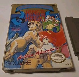 Authentic King's Knight with Box NES Tested Nintendo Entertainment System Square