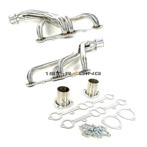 Exhaust Manifold Headers for 1966-87 Chevy GMC C10 C15 C20 Trucks Suburban - Foto 6 di 7