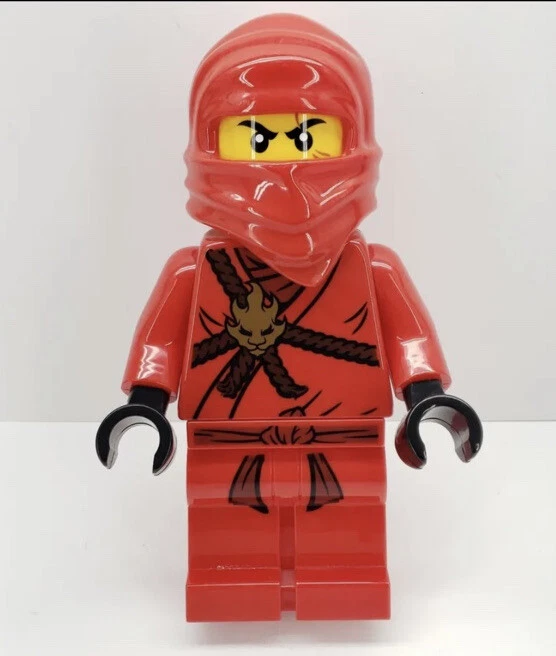 RARE LEGO NINJAGO 14 INCH KAI RED NINJA COIN BANK 2012 SUPER COOL TALL