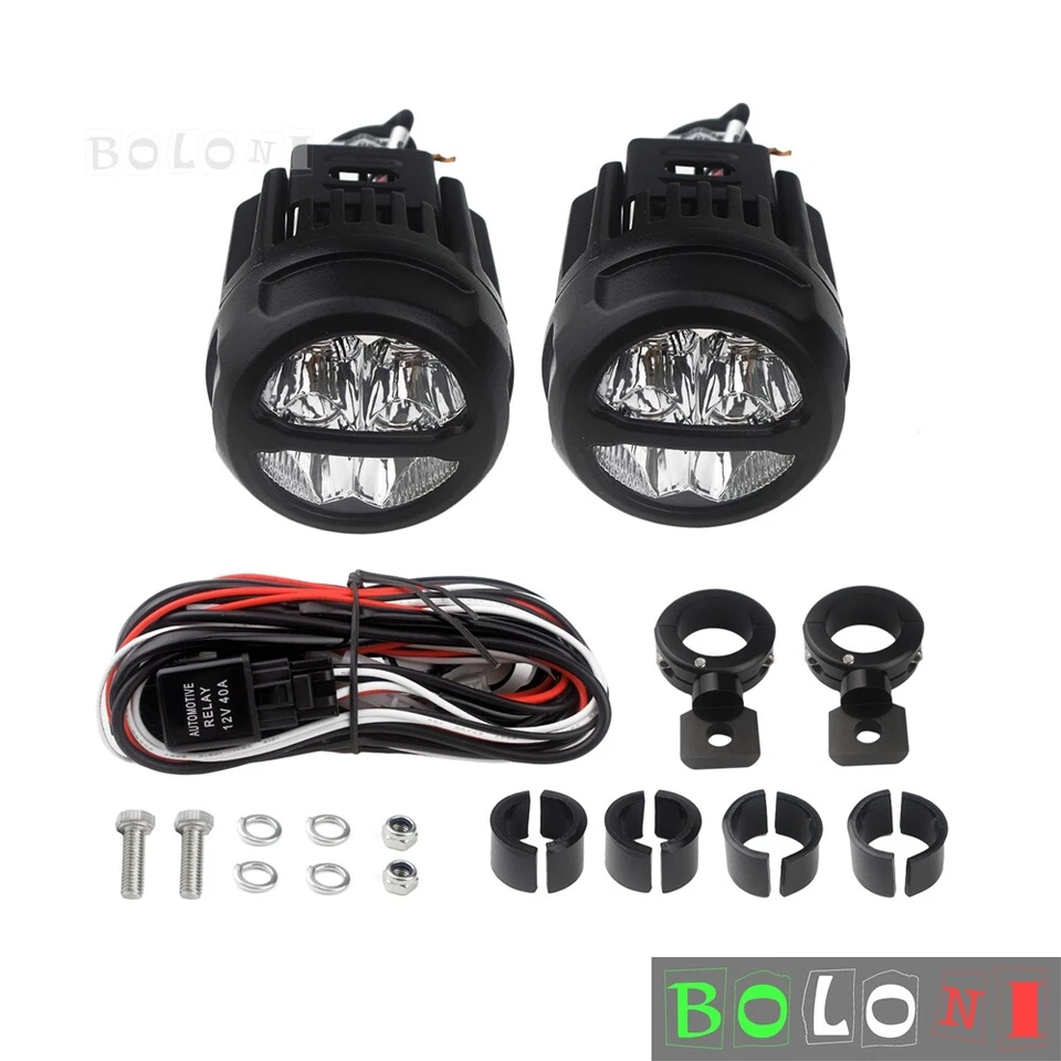 Focos antiniebla auxiliares para moto Kawasaki Versys 1000 Versys 650 300 Foto 3 de 4