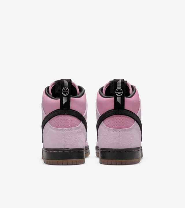 KCDC Brooklyn Skateshop × Nike SB Dunk High PinkBlack DH7742