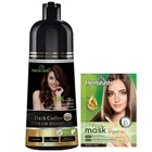 Herbishh Hair Dye Shampoo Gray Coverage 3in1 Hair Color Shampoo 200ml
